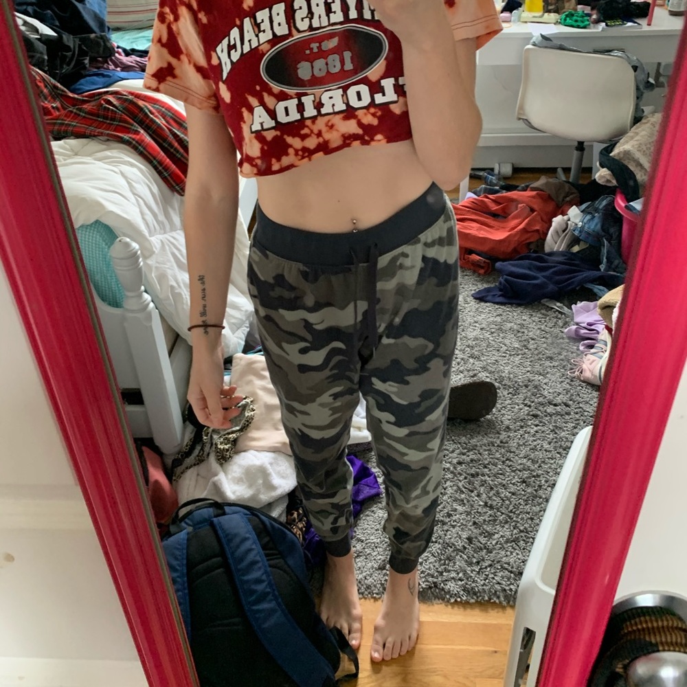 camo joggers
